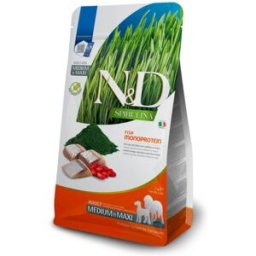N&D Dog Spirulina Adult Medium&Maxi Aringa 2KG