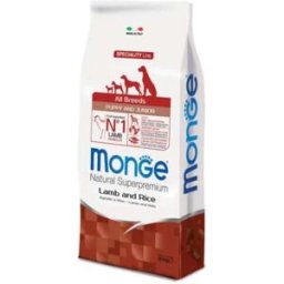 Monge Natural Superpremium Puppy e Junior All Breeds con Agnello 12KG