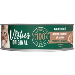 Virtus Cat Original Ragù Lattina Multipack 12x85G ANATRA E MAIALE