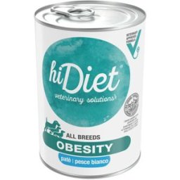 Hi Diet Dog Obesity Paté con Pesce Bianco 400G