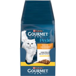 Gourmet Perle Filettini In Salsa Cat Busta Multipack 26x85G POLLO