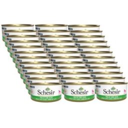 Kit Risparmio 36x150G Schesir Dog Lattina PUPPY TONNO CON ALOE
