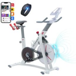 JASPORT Cyclette S3 per casa - Bici fitness silenziosa con freno magnetico e trasmissione a cinghia, ideale per l'allenamento cardio quotidiano in palestra domestica, compatibile con le app Zwift e Kinomap