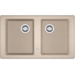 Franke Lavello 2 vasche in fragranite avena Malta L 86 x L 50 cm