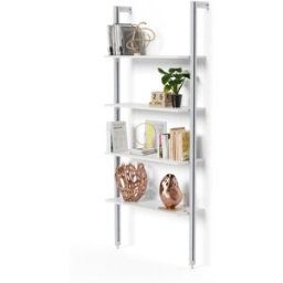 Leroy Merlin Kit cabina armadio PROJECT KIT SCAFFALE 4R 90X33CM CLASSIC in alluminio 95 x 220 x 33 cm bianco/anodizzato