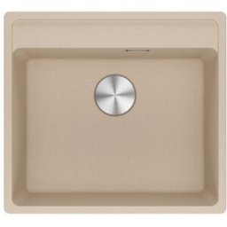 Franke Lavello integrato 1 vasca in fragranite beige Maris Avena L 51 x L 56 cm