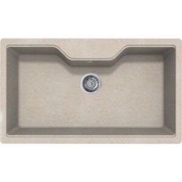 ELLECI Lavello 1 vasca in quarzo avena L 86 x L 50 cm