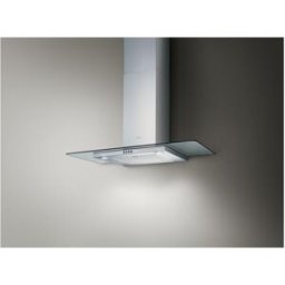 Elica Cappa a parete Flat Glass IX/A/90 argento L 90 cm
