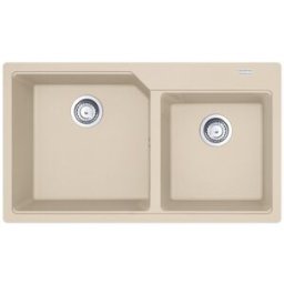 Franke Lavello sopratop 2 vasche in fragranite avena City L 50 x L 86 cm