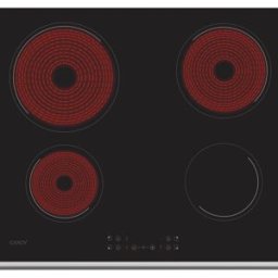Candy Piano cottura elettrico 4 zone L 69 cm CH64XB BK nero