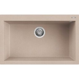 ELLECI Lavello 1 vasca in quarzo avena Quadra L 79 x L 50 cm