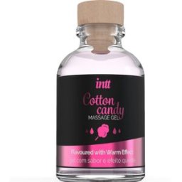 INTT MASSAGE & ORAL SEX Gel da Massaggio Erotico Riscaldante INTT Cotton Candy — 30 ml
