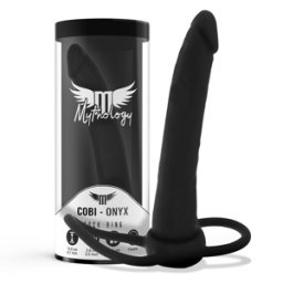 MYTHOLOGY FANTASY DILDO Plug Anale con Anello Fallico Mythology Cobi Onyx — Silicone 13 cm