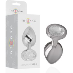 INTENSE ANAL TOYS Plug Anale in Metallo Intense Diamond Jewel — Cristallo, Taglia S