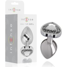 INTENSE ANAL TOYS Plug Anale in Metallo Intense Diamond Jewel — Taglia L