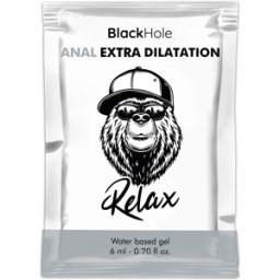 Gel Dilatante Anale Black Hole — Base Acqua, 6 ml Monodose