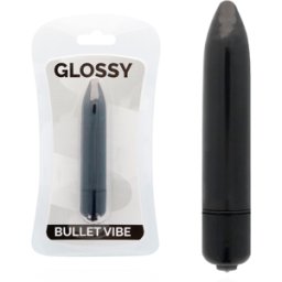 Vibratore Sottile Glossy Nero Vibe — ABS, 17.500 giri/min