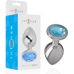 INTENSE ANAL TOYS Plug Anale Gioiello in Metallo Intense Diamond Jewel — Taglia S