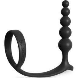 ANAL FANTASY ELITE COLLECTION Anello Fallico con Plug Anale Anal Fantasy Ass-Gasm — Silicone