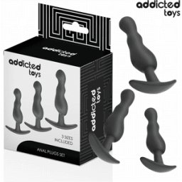 Kit Plug Anale Progressivo Addicted Toys — 3 Misure