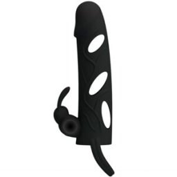 PRETTY LOVE MALE Guaina Fallica Vibrante Pretty Love — Silicone, 15 cm