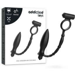 Plug Anale con Anello Fallico Vibrante Addicted Toys Annal