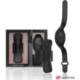 ANNE´S DESIRE Vibratore Slip con App Anne's Desire Panty Pleasure — Nero