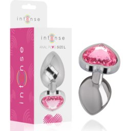 INTENSE ANAL TOYS Plug Anale in Metallo Intense Diamond Jewel — Taglia L