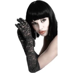 CHILIROSE ACCESORIES Guanti Sexy Lunghi Chilirose CR 3071 — Nero