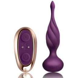 Plug Anale Vibrante Rocks-Off Discover — Telecomando, Lilla