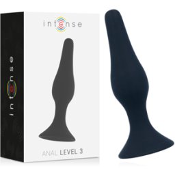 INTENSE ANAL TOYS Plug Anale Intense Anal Level 3 — Silicone, 12,5 cm