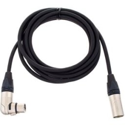 pro snake XLR Patch Angled/Female 3m nero