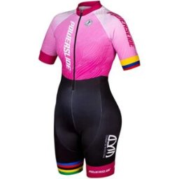 Powerslide Abito A Maniche Corte Racing Gaby Rueda Black / Pink 2XS