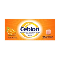 CEBION MASTICABILE ARANCIA VITAMINA C 500 MG 20 COMPRESSE