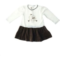 Chicco Abito girocollo MARRONE 062/3M