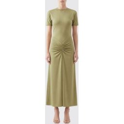 Victoria Victoria Beckham Abito midi in jersey Verde Taglia 10
