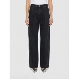 Haikure Jeans Candy a gamba larga in denim Nero Taglia 31