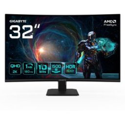 Gigabyte Gs32qca Monitor Curvo 31,5 Va 180hz Qhd 1ms 2*hdmi/displayport