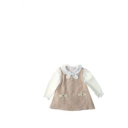 MAYORAL Abito maniche lunghe ROSA CARNE 18M