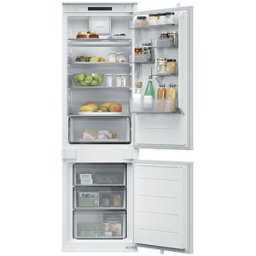 Candy FRIGORIFERO DA INCASSO CNBQL3518EV, Capacità netta totale 268 l, Rumorosità: 35 dB(A), LAN wireless, 4 ripiani, Dimensioni: L 54 cm A 177,2 P 55 cm, Bianco, Classe E