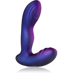 HUEMAN Galaxy Tapping Butt Plug Plug anale con vibrazione 14.5 cm