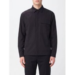 Herno Giacca a camicia in tessuto tecnico con tasche a toppa Nero Taglia 54