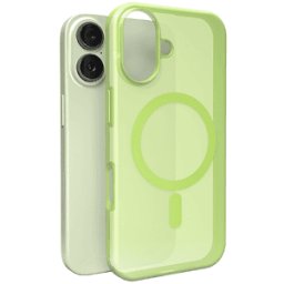 PURO Daylight COVER MAGSAFE per Apple iPhone 17, Verde trasparente