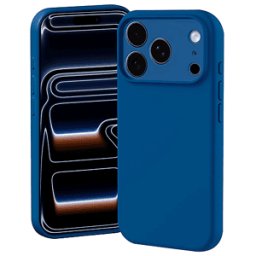 ISY Cover silicone COVER per Apple iPhone 17 Pro, Blu
