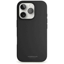 VONMAHLEN Cover in Silicone Morbido, iPhone 16 Pro COVER per Apple Pro, Nero
