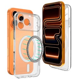ISY Cover magnetica COVER MAGSAFE per Apple iPhone 17 Pro Max, Trasparente