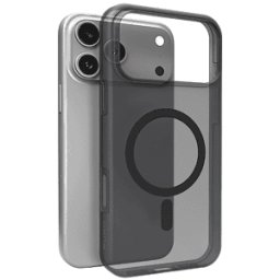 PURO Daylight COVER MAGSAFE per Apple iPhone 17 Pro, Nera trasparente
