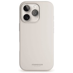 VONMAHLEN Cover in Silicone Morbido, iPhone 16 Pro Max COVER per Apple Max, Crema