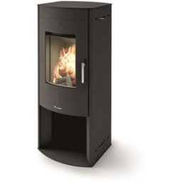 Stufa Orione CS Thermos a legna, Metallo Nero, Uscita fumi posteriore/superiore, 11,9kW