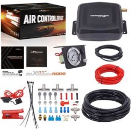 MXR Kit universale di controllo degli ammortizzatori ad aria con pannello manometro e compressore per F150, 100 psi max